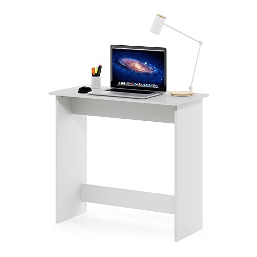 Furinno Simplistic Study Table, White - color: White, size: 31.3" x 15.4"