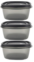 Bundle Food Storage Container Set, Easy Find Lids with Chalk Pen And Chalk Labels (Silver, 5 Cup Pack of 3) - color: Silver, size: 5 Cup Pack of 3