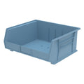 Akro-Mils 30250 AkroBins Plastic Storage Bins - Hanging Stacking Containers, 15x16x7-Inch, Light Blue (6-Pack) - color: Light Blue
