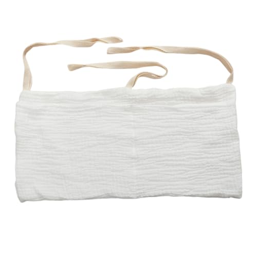Baby Bedside Hanging Bags Storage Organizer Milk Bottle Toy Crib Baby Nappy-Bag Bed-Bunk Organizing Bag - color: White