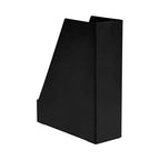 Amazon Basics Plastic Desk Organizer Vertical Magazine Rack and File Holder, Black, 12-Pack - size: 12 pack