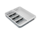 Joseph Joseph DrawerStore Expanding Tiered Flatware Cutlery, Utensil, and Gadget Tray, Expandable In-Drawer Kitchen Space-Saving Organizer, Recycled Plastic - size: Expandable, style: Flatware & Utensils Organizer