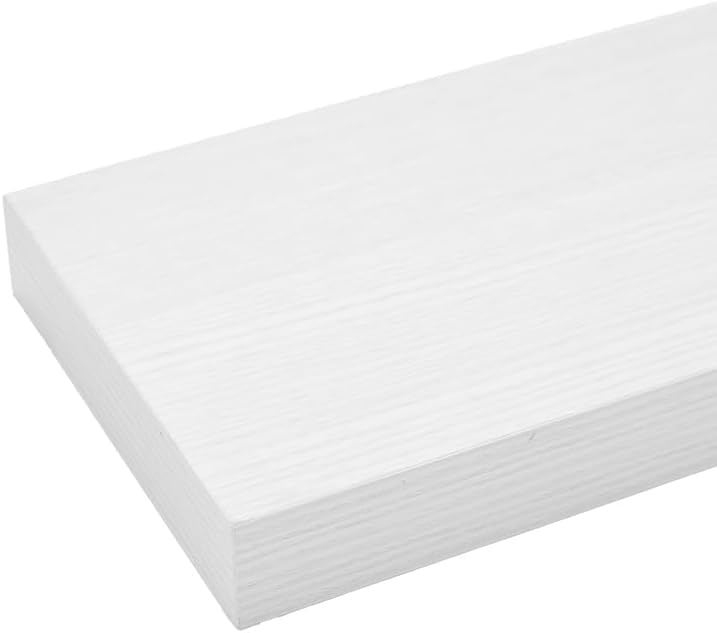 Floating Shelves for Wall White Shelves Bathroom, Bedroom and Living Room, Wall Shelves & Book Shelf, Hanging Shelf, Modern Wooden Wall-Mounted Small Floating Shelf, 12x7x1.5 in, Set of 2 - color: White, size: 12"(set of 2)