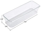 Masirs Clear Drawer Organizer - Easily Organize and Customize the Layout of Drawers. Great for Office Desk, Utensils, Cosmetics and Makeup. (8-Piece Set) - size: 8-Piece Set