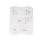 IRIS USA 6-Pack Clip Box with Latching Lids, 18 Quart Craft Storage Bins, Art & Writing Supply Containers for Home, Office & Classroom Organization - size: 18 Qt, style: 6 Pack