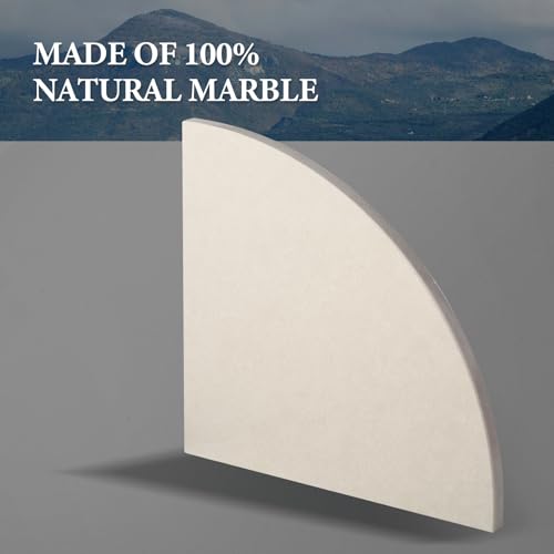 Koville Beige Natural Marble Corner Shower Shelf for Bathroom, 10'' Polished Marble Corner Shelves for Bath, Wall Mounted Stone Corner Shower Caddy, No Drilling Adhesive Shower Shelf - Rigel Yellow - color: Rigel Yellow, size: 1-Layer