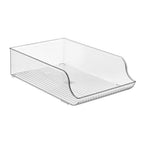 iDesign Plastic Water Bottle Organizer for Fridge, Bottle Holder for Kitchen and Pantry, Clear, 2-Pack - style: Pack of 2