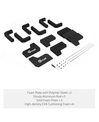 CVLIFE Foam Pistol Rack for Gun Safe Shelf Pistol Holder Gun Safe Cabinet Accessories Handgun Rack Pistol Stand for Storage - size: 6 Slots