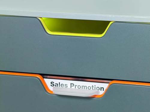 Durable Varicolor 4 Drawer Unit - Gray Desktop Drawer Set with 4 Color Coded Draws - Letter to Folio Size Files - Perfect for Storing Documents and Paper Work - style: 4-Drawer