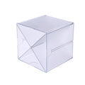 Deflecto Stackable Cube Organizer - X Divider, Clear (350201-AMZ) - style: Cross Divider