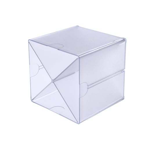 Deflecto Stackable Cube Organizer - X Divider, Clear (350201-AMZ) - style: Cross Divider