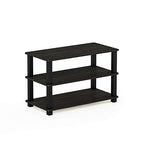 Furinno Turn-S-Tube 3-Tier Shoe Rack, Espresso/Black - color: Espresso/Black, size: 3-Tier (23.6"W)