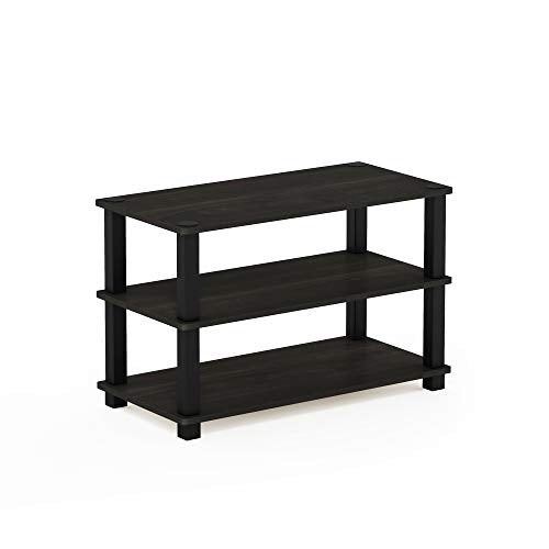 Furinno Turn-S-Tube 3-Tier Shoe Rack, Espresso/Black - color: Espresso/Black, size: 3-Tier (23.6"W)