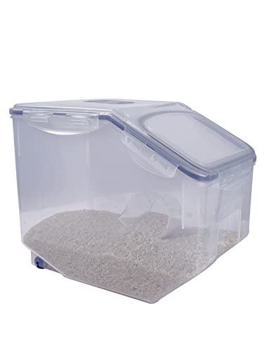 Lock & Lock Bulk Storage Bins Food Storage Container with Wheels (50.72-Cup) - size: 50.72-Cup