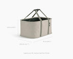 Joseph Joseph Hold-All, Collapsible 35L/9.25 Gallon Washing Laundry Basket Bag, Durable Fabric, Moisture Resistant - Ecru - color: Ecru, size: 35L
