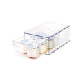 iDesign Stackable Kitchen Storage Drawer – Linus Collection - Clear - style: Pack of 1