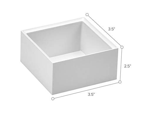 Bostitch Office Konnect Desk Organizer Accessory Tray, Stacks for Desktop Storage, White - color: White, size: Small, style: Storage Tray