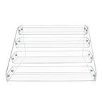PMMASTO Tiered Spice Rack, Seasoning Organizer, Clear Acrylic Vertical Shelves Can Organizer for Countertop, Cabinet, Pantry, Kitchen Organization and Storage - 4 Tier - size: 4 Tier - inner width 1.93"