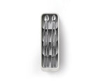 Joseph Joseph DrawerStore Compact Tiered Flatware Cutlery Kitchen Drawer Organizer, Disassembles for Easy Cleaning, Recycled Plastic - size: Compact, style: Flatware Organizer