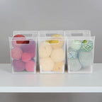 Sterilite Medium Shelf Bin with Handles, Plastic Storage Container for Organizing Shelving, Closet, Pantry, and Countertops, Clear, 6-Pack - size: Medium