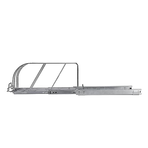 VEVOR Pan and Pot Rack, Expandable Pull Out Under Cabinet Organizer, Cookie Sheet Baking Pans tray Organization, Adjustable Wire Dividers, Steel Lid Holder for Kitchen Cabinet & Pantry Storage, 11.7"W - size: 10 inch, style: Single Tier