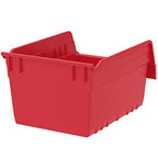 Akro-Mils 30080 Plastic Nesting ShelfMax Storage Bin Box, (12-Inch x 8-Inch x 6-Inch), Clear, (8-Pack) - color: Clear