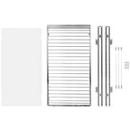 VEVOR 15.5" Wx21 Dx3.5 H Pull Out Cabinet Organizer, Heavy Duty Slide Out Pantry Shelves, Chrome-Plated Steel Roll Out Drawers, Storage for Home Under Sink, 17" Wx22 Dx7 H Install Size for Cabinet - size: 15.5" Wx21 D