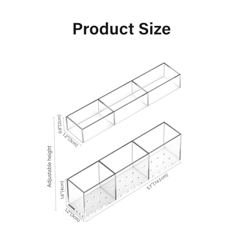 Straw Holder for Cabinet Door, Reusable Tumbler Straw Organizer Storage Container Mount for Kitchen Counter Cupboard Door (Transparent, 5.7inch) - color: Transparent, size: 5.7inch