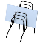 Fellowes Step File Junior Wire Organizer Rack, 6 Sections, Black (72613)