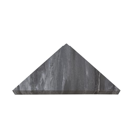 Palisade Vinyl Waterproof Corner Shower Shelf in Hermitage Granite/Urban Cliff - color: Hermitage Granite/Urban Cliff