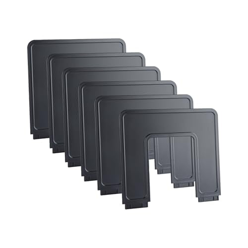 6 Pieces Upright Boards, Accessory Parts of Expandable File Folder Holder, Black - color: Black, size: Accessories-6pcs