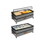 Expandable Under Bed Storage with Wheels 2 Pack – Large Under Bed and Closet Storage - Expandable Storage Bins with Lid & Dividers, Low Profile Storage Solution for Clothes, Shoes Great for Dorm Rooms