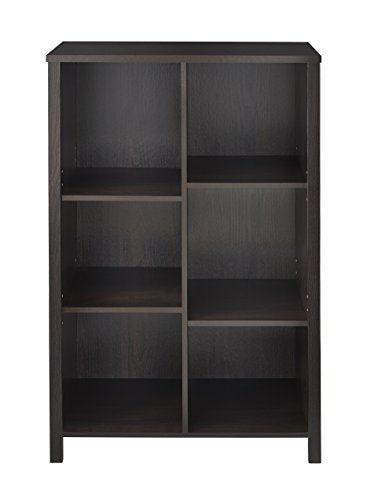 ClosetMaid 16055 Premium Adjustable 6-Cube Organizer, Black Walnut - color: Black Walnut, size: 6-Cube