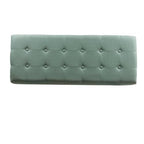 HomePop Large Storage Ottoman Bench with Lift Off Lid, Teal 46" x 18" x 18" - color: Teal