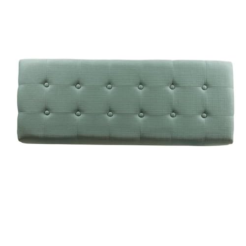 HomePop Large Storage Ottoman Bench with Lift Off Lid, Teal 46" x 18" x 18" - color: Teal