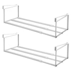2 Pcs Expandable Shoe Rack Organizer for Closet,Adjustable Hanging Shoe Rack & Under Cabinet Shelf Under Shelf Storage for Shoes or Clothing Storage and Organization Save Space