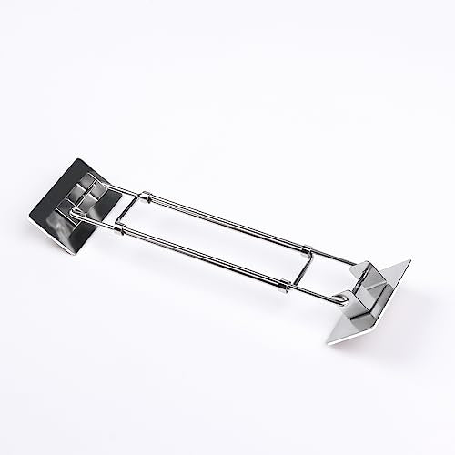 RV/Camper Bathroom Corner Storage Bar, Stainless Steel, Travel Trailer Bath Accessory for Securing Toiletries - 1 Pack