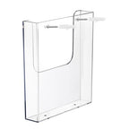 Suwimut 3 Pack Acrylic Brochure Holder, 8.5 x 11 Inch Brochure Holder Wall Mount, Clear Literature Organizer Pamphlet Flyer Display Plastic Magazine Holders for Wall