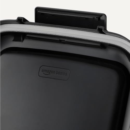 Amazon Basics Pet Food Storage Container Set, 30lbs and 10lbs with Scoop, for Dogs and Cats - size: 30lbs+10lbs