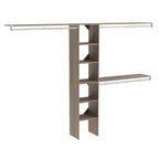 ClosetMaid 1951140 SuiteSymphony 16-Inch Closet Organizer with Shelves, Natural Gray - color: Natural Gray, style: Closet Organizer w/Shelves