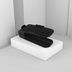 8 Pcs Adjustable Shoe Rack, Double Layer Shoe Slots Organizer, Space Saving Shoe Stackers, Sturdy & Anti-Slip, Easy to Use for Closet, Dorm, Living Room, Black
