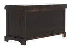 SAFAVIEH Home Collection – Freddy Brown Storage Bench with Wicker Baskets & Cushion, Entryway Seating Bench, Fully Assembled (AMH5736A) - color: Brown