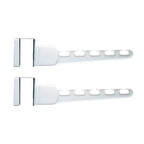 Wonder Hanger Over The Door 2-Pack Organizer for Clothes Hangers, Space-Saving Cascading Hanger Hooks, White - size: 2-Pack