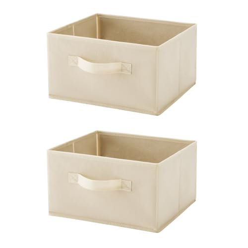 Hanging Shelf Closet Storage Organizer Removable Drawers ，Hanging Storage Organizer Hanging Sweater 2 Sock Underwear Drawers for Closet, Bedroom, Beige - color: Beige-d