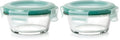 OXO Good Grips 1 Cup Smart Seal Glass Round Food Storage Container (Pack of 2) - size: 1 Cup (Pack of 2)