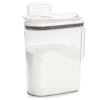 Covzoe Laundry Detergent Dispenser, 3.5L/118 Oz Liquid Laundry Soap Powder Container with Lid, Storage Cereal Organizers, Fabric Softener Dispenser Scent Booster Beads Holder for Laundry Room