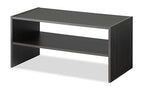 Whitmor Wood Stackable 2-Shelf Shoe Rack, 24 INCH, Espresso - color: Espresso, size: 24 INCH