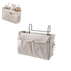 Bedside Caddy, Hanging Storage Organizer Bed Organizer Hanging Pocket Side of Bed Storage Pouch Dorm Bed Storage for Books Mobile Phones (-3117230063811)