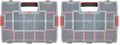 CRAFTSMAN Large Storage Organizer, 15 Compartments (CMST14027) (Pack of 2) - size: 1 Count (Pack of 2), style: Large Organizer