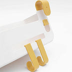 Bedside Hanging Caddy, Plastic Hanging Storage Shelf Holder Organizer for Phone Glasses Bottle Office Supplies in Dorm Room Bathroom Camper Rv - White (Caddy)